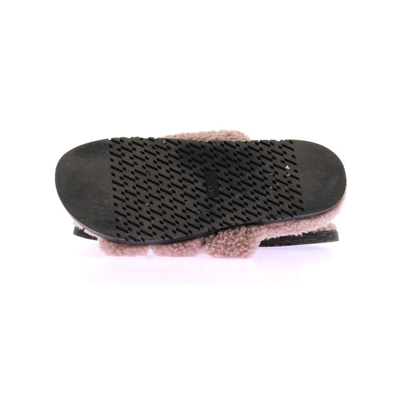 Sandales "Chypre" en fourrure