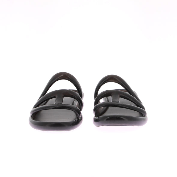 Mules noires "Jelly Slide"