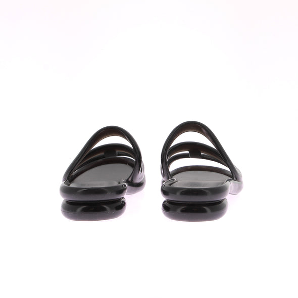 Mules noires "Jelly Slide"