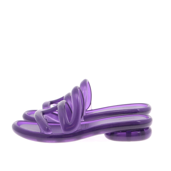 Mules violettes "Jelly Slide"