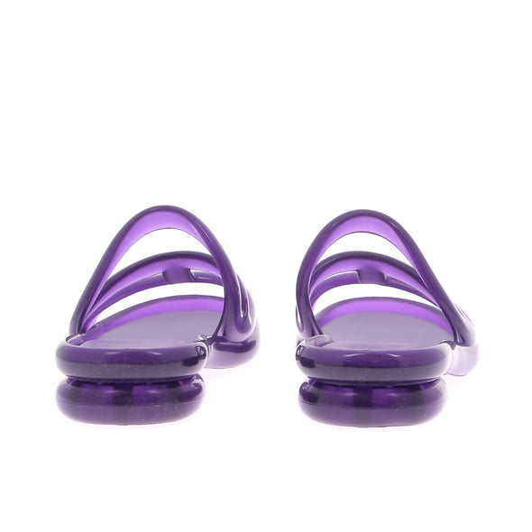 Sandales ouvertes violettes