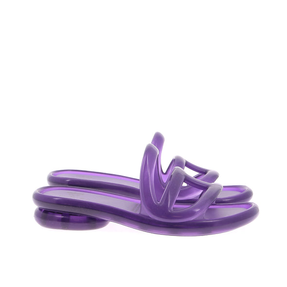 Mules violettes "Jelly Slide"