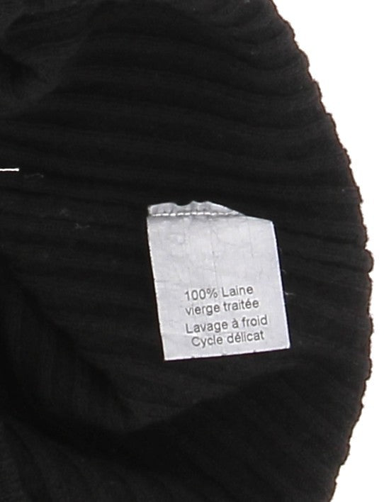 Pull en maille cotelé manches courtes