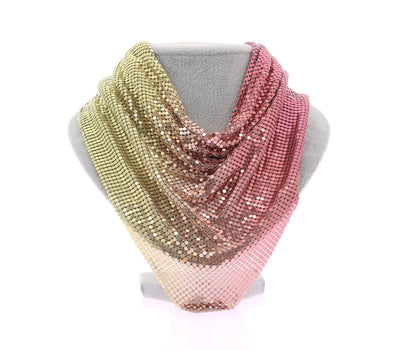 Foulard multicolore en métal