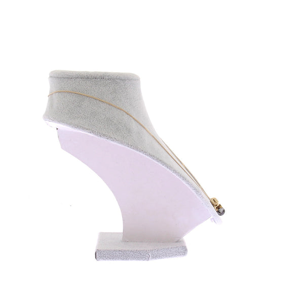 Collier long en jaspe noir