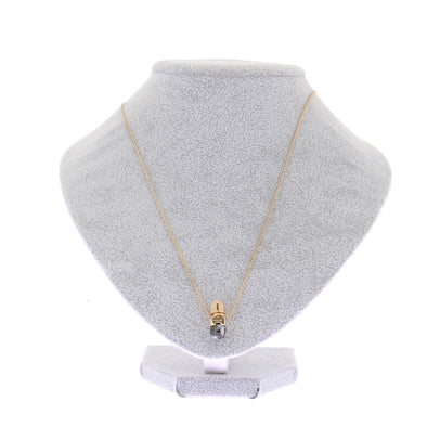 Collier long en jaspe noir