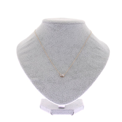 Collier en or massif 14 carats et diamants