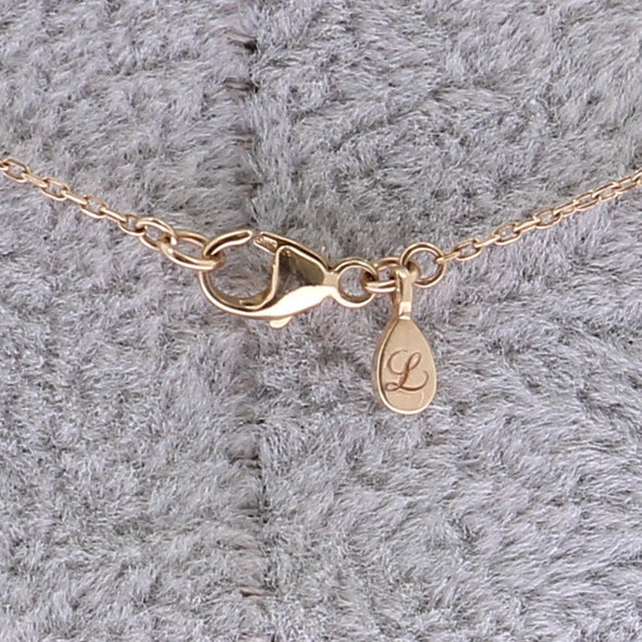 Collier en or massif 14 carats et diamants