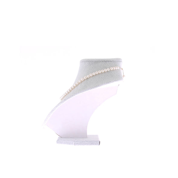 Collier en perles blanches
