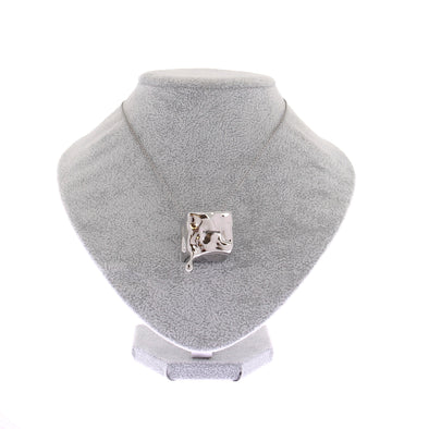 Collier pendentif glaçon