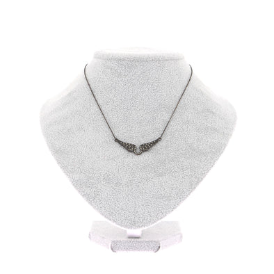 Collier ailes argenté