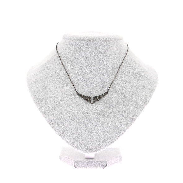 Collier ailes argenté
