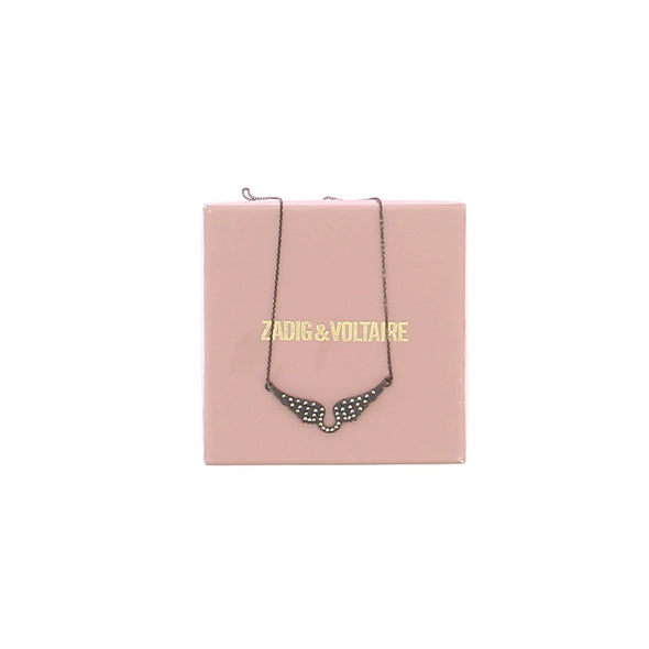 Collier ailes argenté