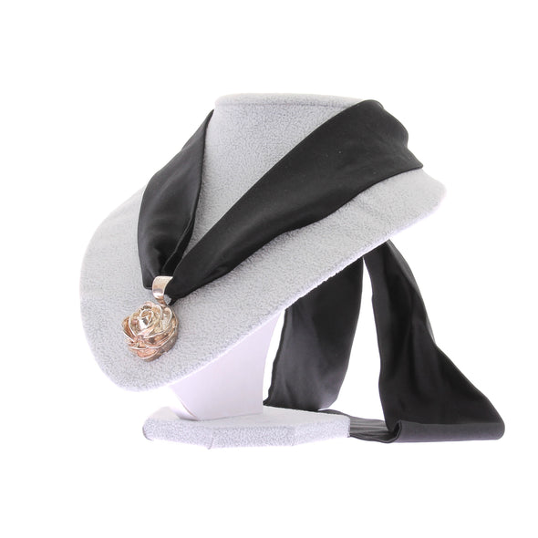 Collier en satin et doré