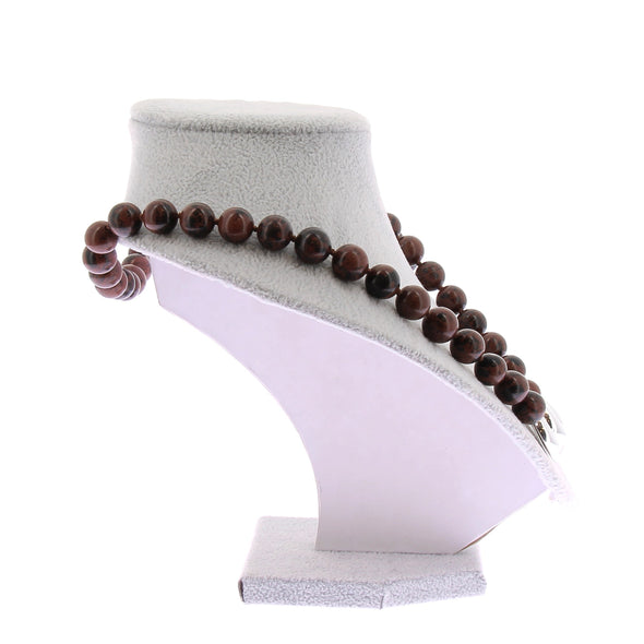 Collier en obsidienne