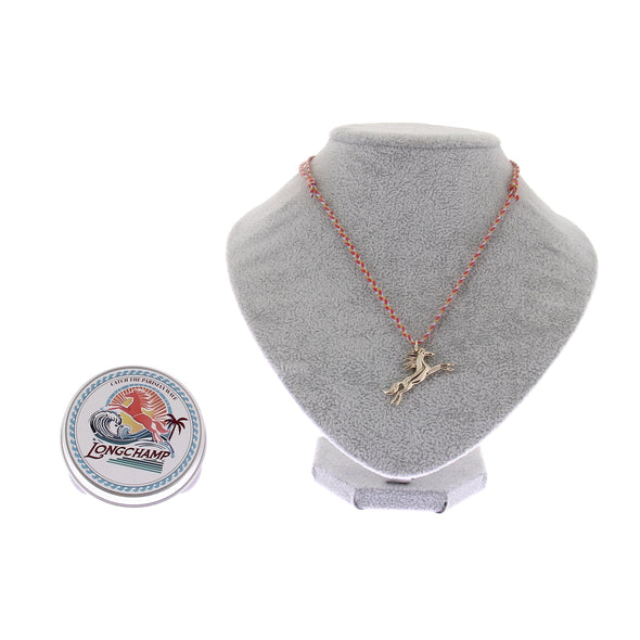 Collier tressé avec pendentif