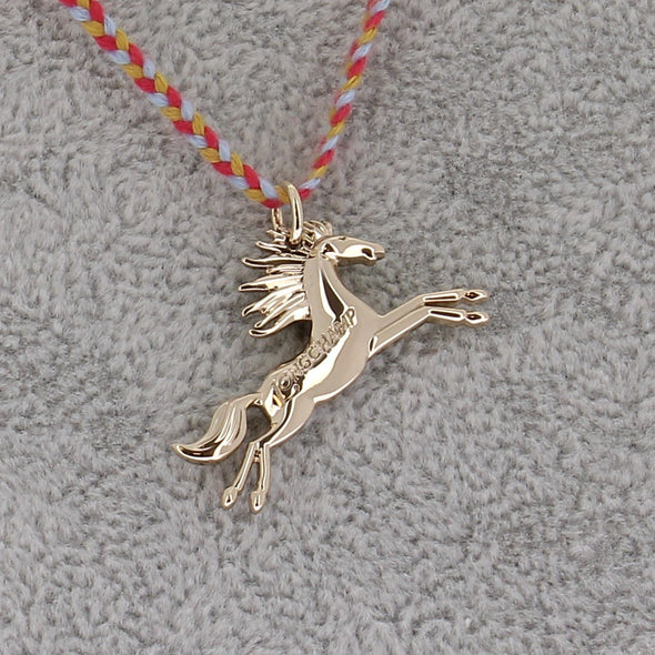 Collier tressé avec pendentif