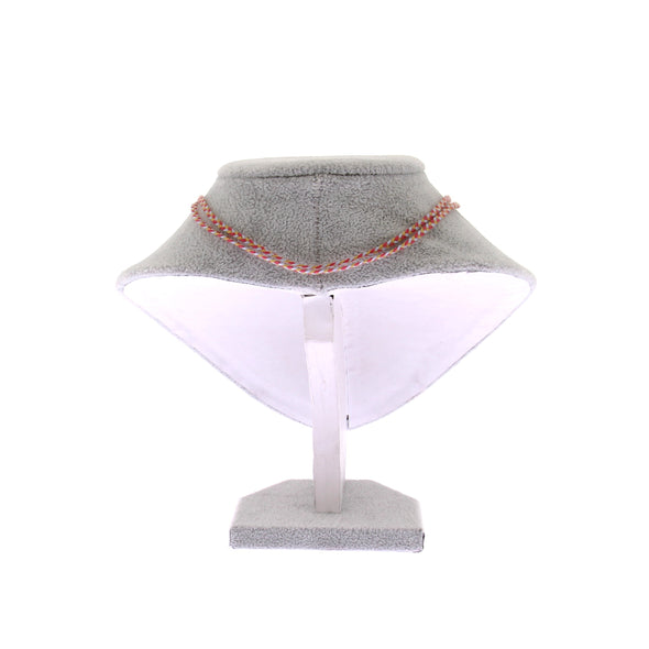Collier tressé avec pendentif