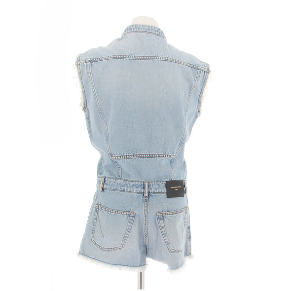 Combishort en denim