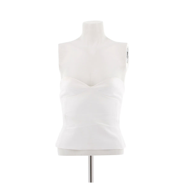 Top "Prim" Corset blanc