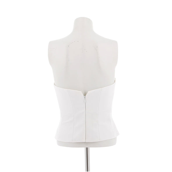 Top "Prim" Corset blanc