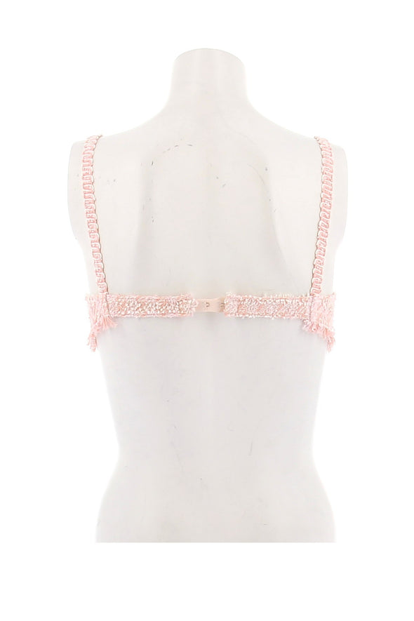 Soutient-gorge et corset rose