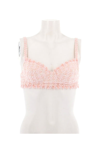 Soutient-gorge et corset rose