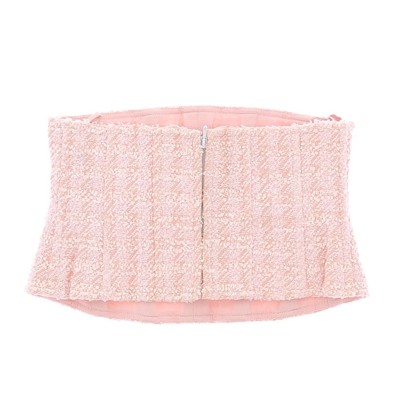 Soutient-gorge et corset rose