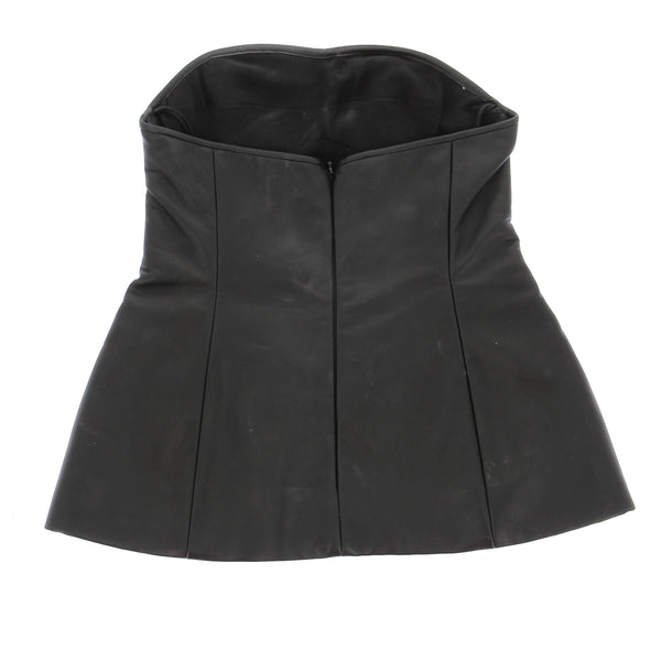 Corset en cuir