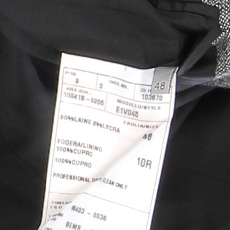 Costume en laine grise