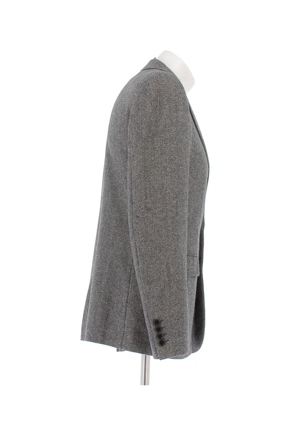 Costume en laine grise