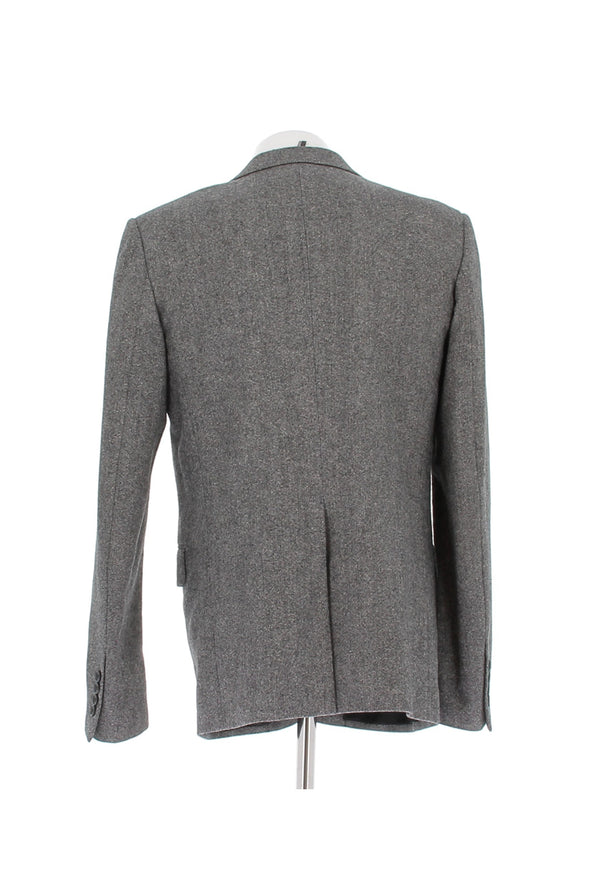 Costume en laine grise