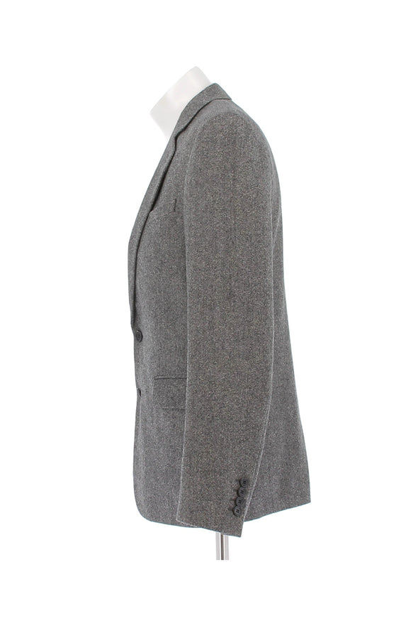 Costume en laine grise