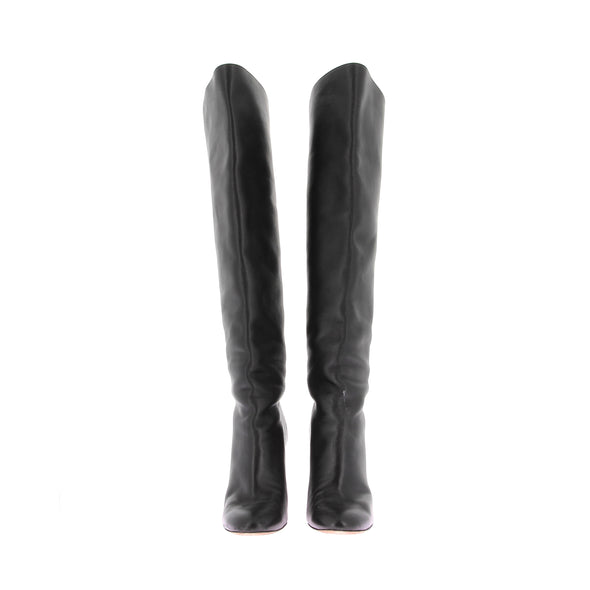 Bottes hautes en cuir