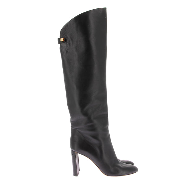 Bottes hautes en cuir