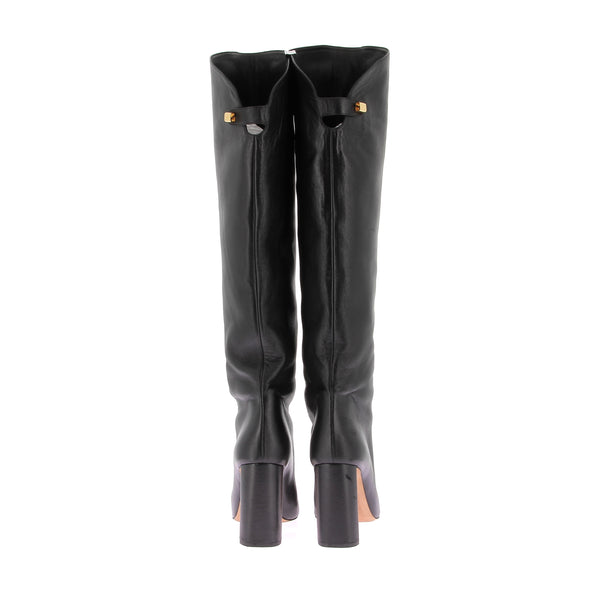 Bottes hautes en cuir