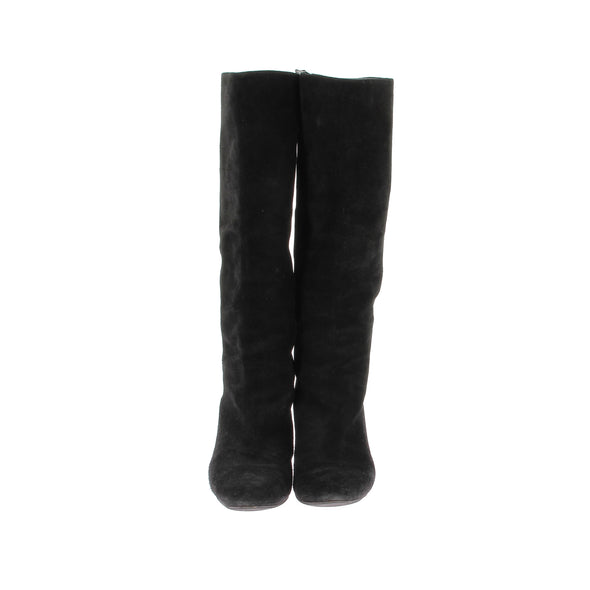 Bottes hautes en daim