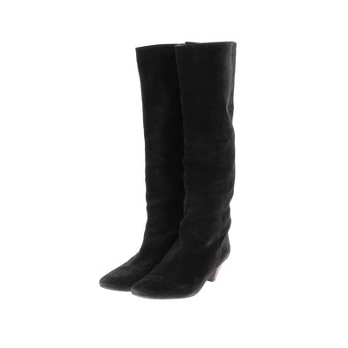 Bottes hautes en daim