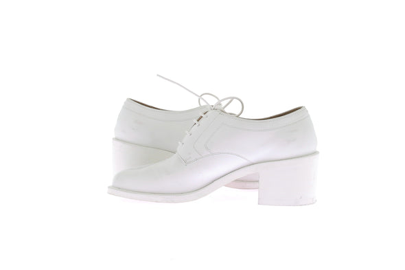 Derbies blanches "Tabi"