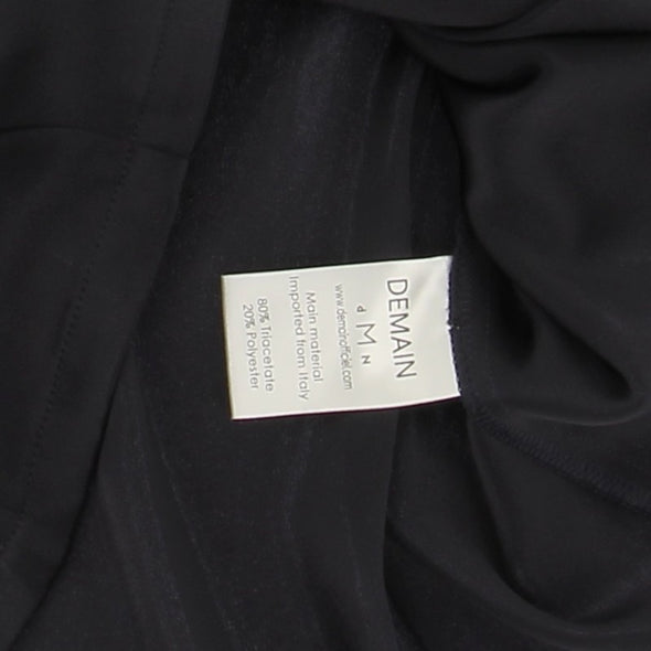 Blazer satiné noir