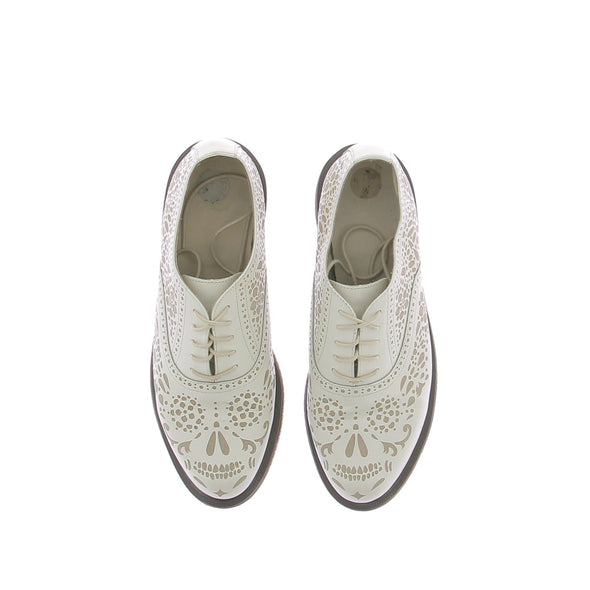 Derbies blanches "Aila"