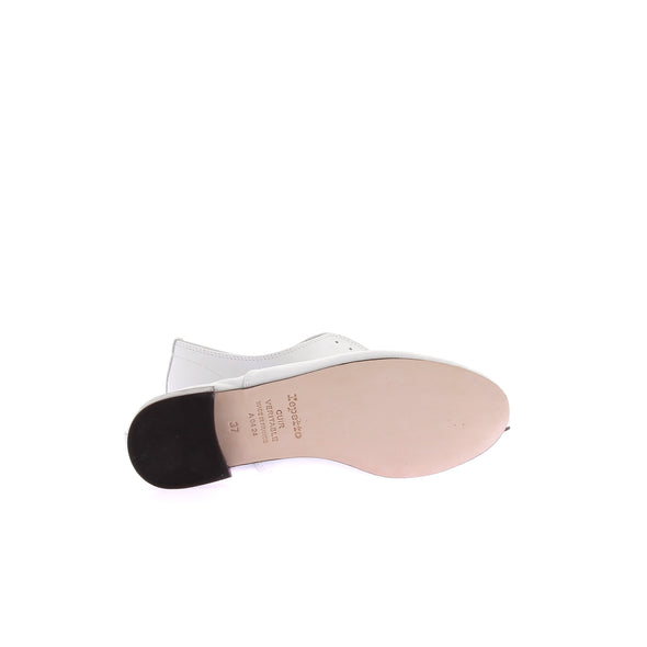Derbies blanches en cuir
