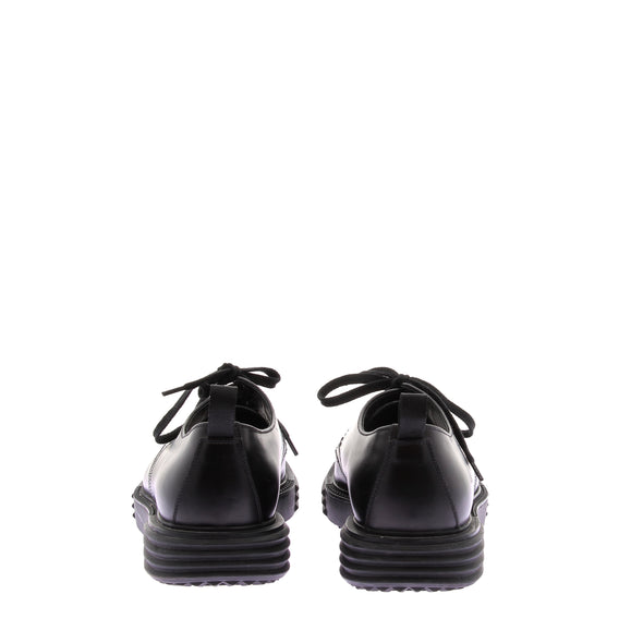 Derbies noir en cuir