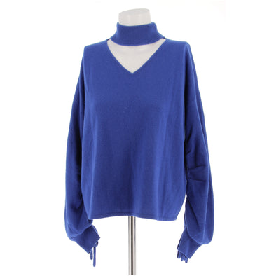 Pull en laine bleu