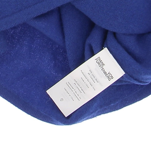 Pull en laine bleu