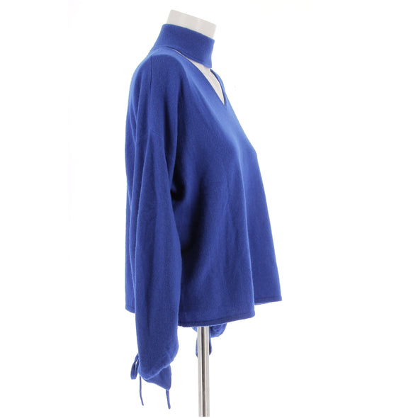 Pull en laine bleu