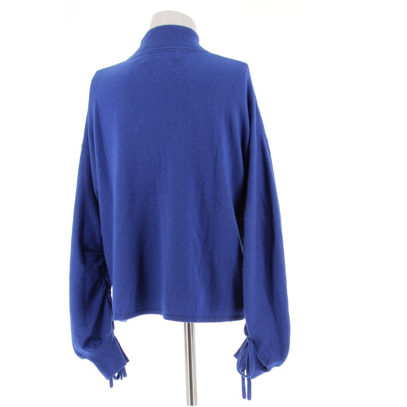 Pull en laine bleu