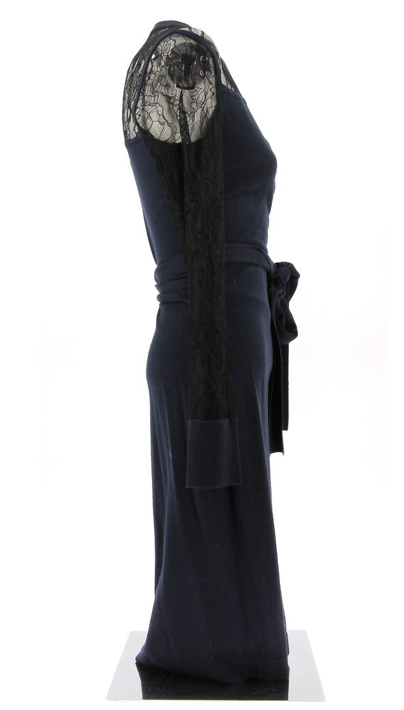 Robe en laine noire