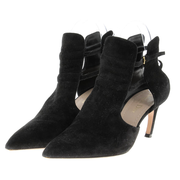 Bottines à talons en daim