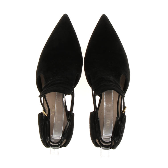 Bottines à talons en daim
